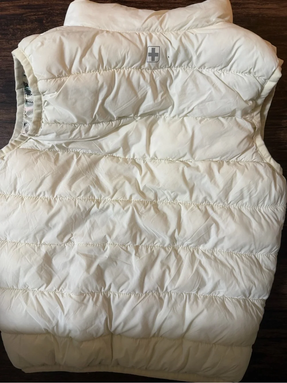 Kids Puffer Vest - Cream